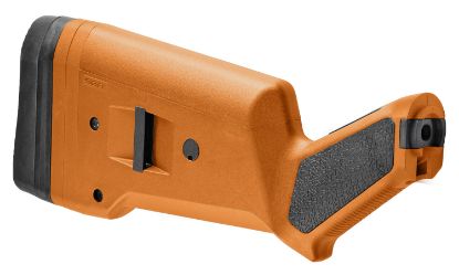 Picture of Magpul Mag490-Org Sga Shotgun Stock Orange Synthetic For Mossberg 500, 590, 590A1 Ambidextrous Hand 