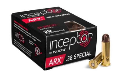 Picture of Polycase Inceptor Arx .38 Special Ammo 200 Rounds Box (20 Cartridges X 10 Case)