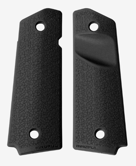 Picture of Magpul Mag524-Blk Moe Grip Panels Anti-Slip Texture Black Polymer For 1911 (Full Size) 