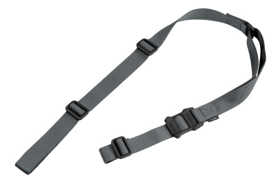 Picture of Magpul Mag513-Gry Ms1 Sling 1.25" W X 48"- 60" L Adjustable Two-Point Gray Nylon Webbing For Rifle 