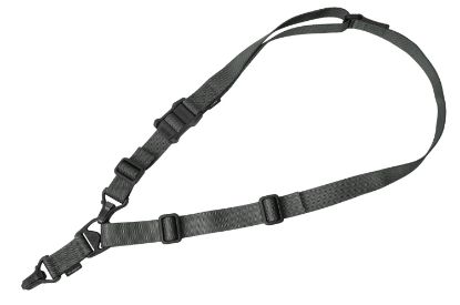 Picture of Magpul Mag514-Gry Ms3 Gen2 Sling Made Of Nylon Webbing With Gray Finish, Adjustable One-Two Point Design & Polymer Hardware For Rifles 