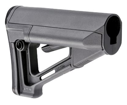 Picture of Magpul Mag470-Gry Str Carbine Stock Stealth Gray Synthetic For Ar-15, M16, M4 With Mil-Spec Tube (Tube Not Included) 