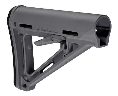 Picture of Magpul Mag400-Gry Moe Carbine Stock Stealth Gray Synthetic For Ar-15, M16, M4 With Mil-Spec Tube (Tube Not Included) 