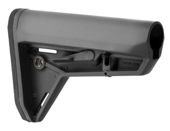 Picture of Magpul Mag347-Gry Moe Sl Carbine Stock Stealth Gray Synthetic For Ar-15, M16, M4 With Mil-Spec Tube (Tube Not Included) 