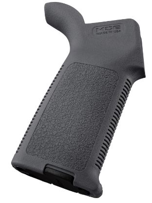 Picture of Magpul Mag415-Gry Moe Grip Aggressive Textured Gray Polymer For Ar-15, Ar-10, M4, M16, M110, Sr25 