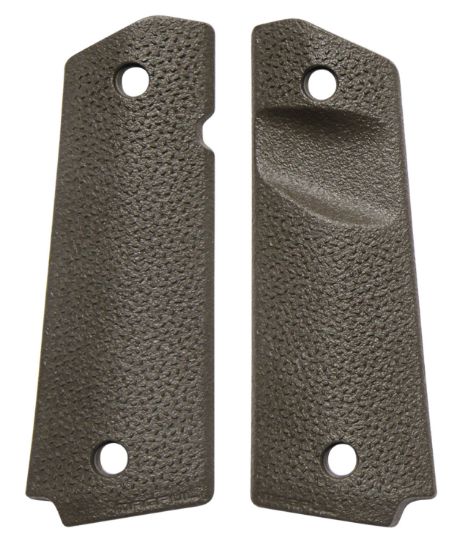 Picture of Magpul Mag544-Odg Moe Grip Panels Aggressive Tsp Texture Od Green Polymer For 1911 (Full Size) 