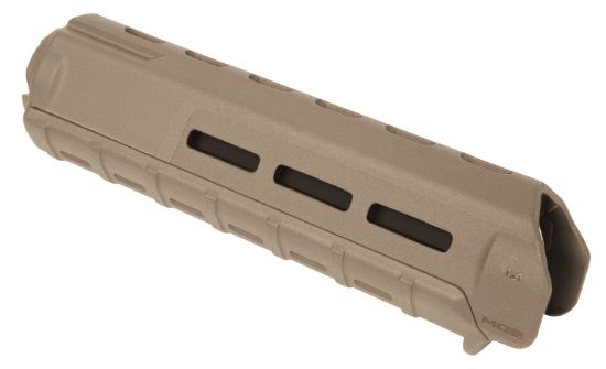 Picture of Magpul Mag426-Fde Moe Handguard Midlength M-Lok Polymer Flat Dark Earth Textured For Ar-15, M4 