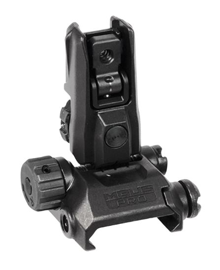 Picture of Magpul Mag527-Blk Mbus Pro Lr Adjustable Sight Rear Black Adjustable For Ar-15 