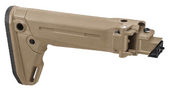 Picture of Magpul Mag585-Fde Zhukov-S Stock Folding Right Side Flat Dark Earth Synthetic For Ak-Platform 