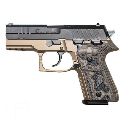 Picture of Arex Rex Zero 1Cp-03D 9Mm Flat Dark Earth Semi-Automatic 15 Round Pistol