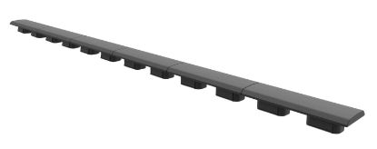 Picture of Magpul Mag602-Gry M-Lok Rail Covers Type 1 Stealth Gray 