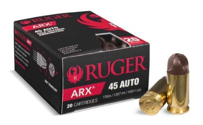 Picture of Ruger Arx .45 Acp Ammo 200 Rounds Box (20 Cartridges X 10 Case)