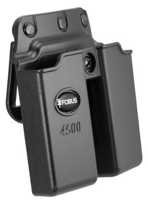Picture of Fobus 4500Ndbh Double Mag Pouch Black Polymer Paddle Compatible W/ 1911 
