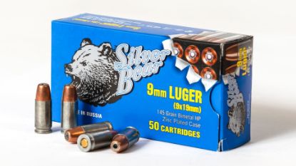 Picture of Bear Ammo 9Mm 145 Grain Jacketed Hollow Point 500 Round Case