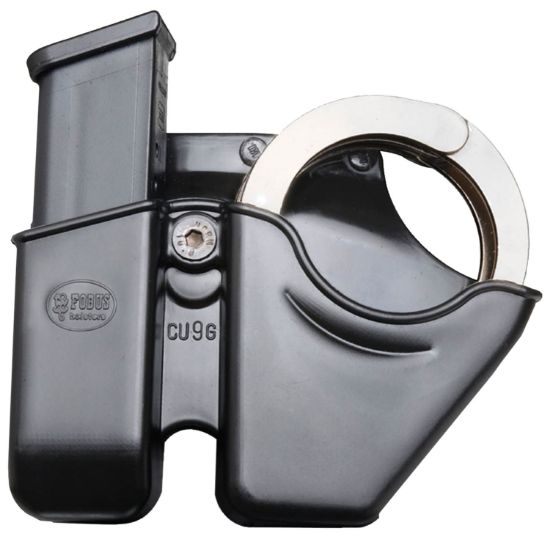 Picture of Fobus Cu9gbh Combo Pouch 9Mm Luger Compatible W/ Glock/H&K Plastic Black Belt Clip 