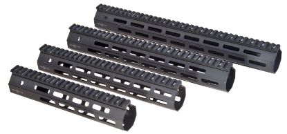 Picture of Troy Ind Sraiml113bt00 Battle Rail 13" L Aluminum With Black Anodized Finish & M-Lok Slots For Ar-15 