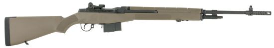 Picture of Springfield Armory Ma9120ca M1a Standard Issue *Ca Compliant 308 Win 10+1 22" Black Parkerized Steel Barrel W/Muzzle Brake, Black Parkerized Steel Receiver, Fixed Flat Dark Earth Synthetic Stock 