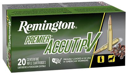 Picture of Remington Ammunition 29218 Premier Accutip-V 204 Ruger 32 Gr Accutip V 20 Per Box/ 10 Case 