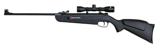 Picture of Marksman 2070 Air Rifle 177 Black Receiver Black Scope 4X32mm 
