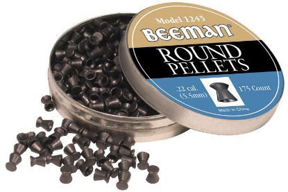 Picture of Beeman 1245 Model 1245 Round Pellets 22 Lead Round 175 Per Tin 