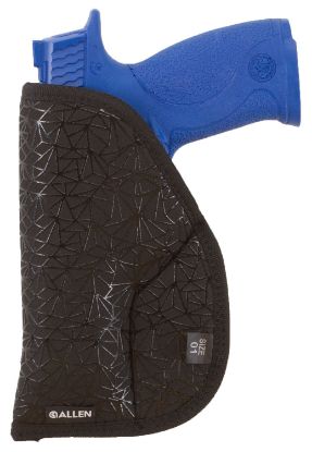 Picture of Allen 44902 Spiderweb In-The-Pocket Conceal Carry Holster Size 00 Black Nylon W/Web Grip Pattern, Fits 2-3" Barrel Revolver Ambidextrous 