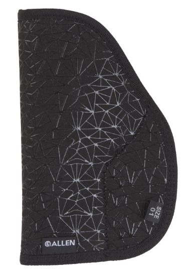 Picture of Allen 44901 Spiderweb In-The-Pocket Conceal Carry Holster Size 01 Black Nylon W/Web Grip Pattern, Compatible W/Glock 26/27/Medium Auto Ambidextrous 