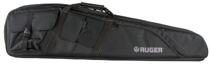 Picture of Ruger 27932 Defiance Tactical Rifle Case 42" Black Endura With Ruger Logo, Carry Handle, Knit Lining, Mag Pocket, Accessory Pockets & Lockable Zipper 