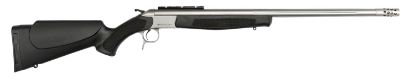 Picture of Cva Cr4911s Scout Takedown 35 Whelen 1Rd 25" Fluted, Stainless Barrel/Rec, Black Synthetic Furniture, Muzzle Brake, Durasight Scope Mount 