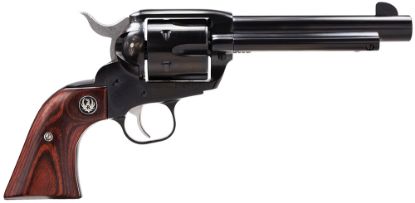 Picture of Ruger 5101 Vaquero Medium Frame 45 Colt (Long Colt) 6Rd 5.50" Blued Steel Barrel, Cylinder & Frame, Hardwood Grip, Transfer Bar Safety, Exposed Hammer 