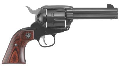 Picture of Ruger 5107 Vaquero Medium Frame 357 Mag/38 Special 6Rd 4.62" Blued Alloy Steel Barrel, Cylinder & Frame, Hardwood Grip, Transfer Bar Safety, Exposed Hammer 