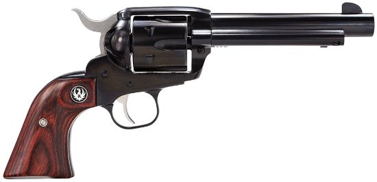 Picture of Ruger 5106 Vaquero Medium Frame 357 Mag/38 Special 6Rd 5.50" Blued Alloy Steel Barrel, Cylinder & Frame, Hardwood Grip, Transfer Bar Safety, Exposed Hammer 