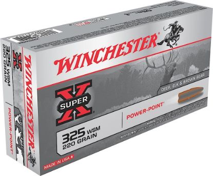 Picture of Winchester Ammo X325wsm Super X 325 Wsm 220 Gr Power Point 20 Per Box/ 10 Case 