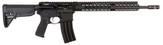 Picture of Bcm 653790 Recce-16 Kmr-A 300 Blackout 16" 30+1 Black Hard Coat Anodized, Manganese Phosphate, 6 Position Stock, Bravo Mod 3 Grip 