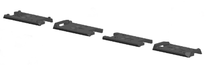 Picture of Arex Pre-Cut Optics Mounting Plates For Rex Zero 1 Tactical Slide