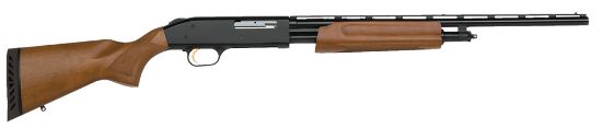 Picture of Mossberg 57120 505 410 Gauge 4+1 3" 20" Vent Rib Barrel, Dual Extractors, Ez-Reach Forend, Blued Metal Finish, Hardwood Stock, Includes Modified Choke 