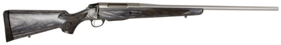 Picture of Tikka Jrtxg315 T3x 243 Win 3+1 22.40" Barrel, Stainless Steel Metal Finish, Oiled Gray Laminate Stock 