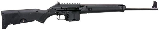 Picture of Kel-Tec Su16blk Su-16 Sport Utility 5.56X45mm Nato Caliber With 18.50" Barrel, 10+1 Capacity, Black Metal Finish, Black Fixed Storage Compartment Stock Right Hand 