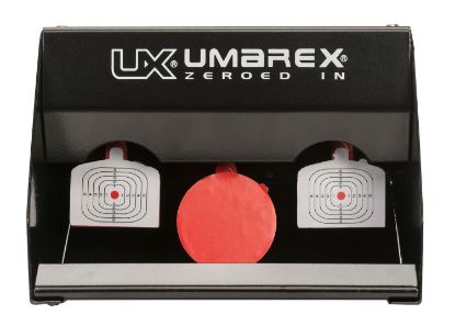 Picture of Umarex Usa 2218075 Trap Shot Re-Setable Steel Red/White Target Air Rifle 