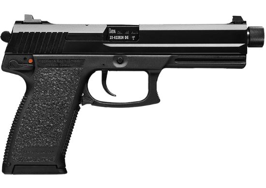 Picture of Hk 81000078 Mark 23 45 Acp 12+1 5.87" Black Steel Threaded Barrel, Serrated Steel Slide, Polymer Frame, Black Polymer Grip, Ambidextrous 