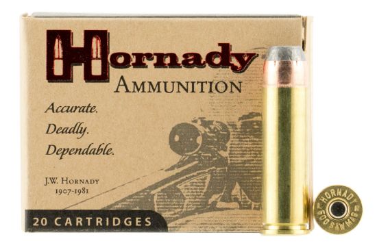 Picture of Hornady 9252 Custom 500 S&W Mag 500 Gr Hornady Xtp Flat Point 20 Per Box/ 10 Case 