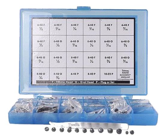 Picture of Pachmayr 03054 Master Gunsmith Screw Kit Blue Universal 277 Pieces 