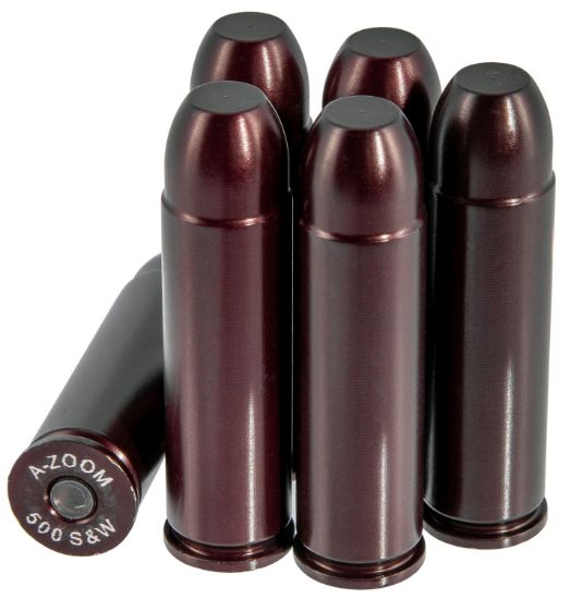 Picture of A-Zoom 16144 Revolver Snap Cap 500S&W Mag 6Pack 