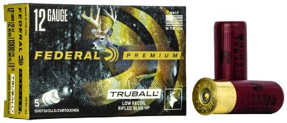 Picture of Federal Pb127lrs Premium Vital-Shok Truball 12 Gauge 2.75" 1 Oz Rifled Slug Shot 5 Per Box/ 50 Case 