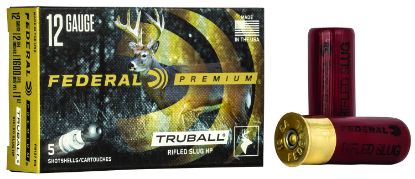 Picture of Federal Pb127rs Premium Vital-Shok Truball 12 Gauge 2.75" 1 Oz Rifled Slug Shot 5 Per Box/ 50 Case 