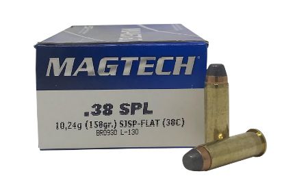 Picture of Magtech 38C Range/Training 38 Special 158 Gr Semi Jacketed Soft Point Flat 50 Per Box/ 20 Case 