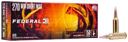 Picture of Federal F270wsmfs1 Fusion 270 Wsm 150 Gr Fusion Soft Point 20 Per Box/ 10 Case 