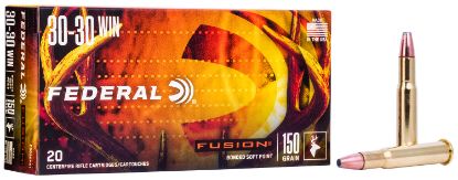 Picture of Federal F3030fs1 Fusion 30-30 Win 150 Gr Fusion Soft Point 20 Per Box/ 10 Case 