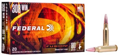 Picture of Federal F308fs3 Fusion 308 Win 180 Gr Fusion Soft Point 20 Per Box/ 10 Case 