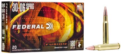 Picture of Federal F3006fs3 Fusion 30-06 Springfield 180 Gr Fusion Soft Point 20 Per Box/ 10 Case 