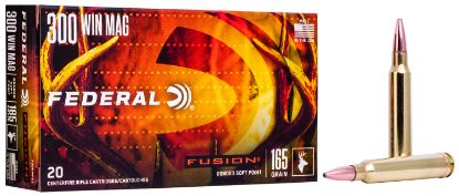 Picture of Federal F300wfs2 Fusion 300 Win Mag 165 Gr Fusion Soft Point 20 Per Box/ 10 Case 